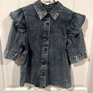 Who what wear women’s chambray top